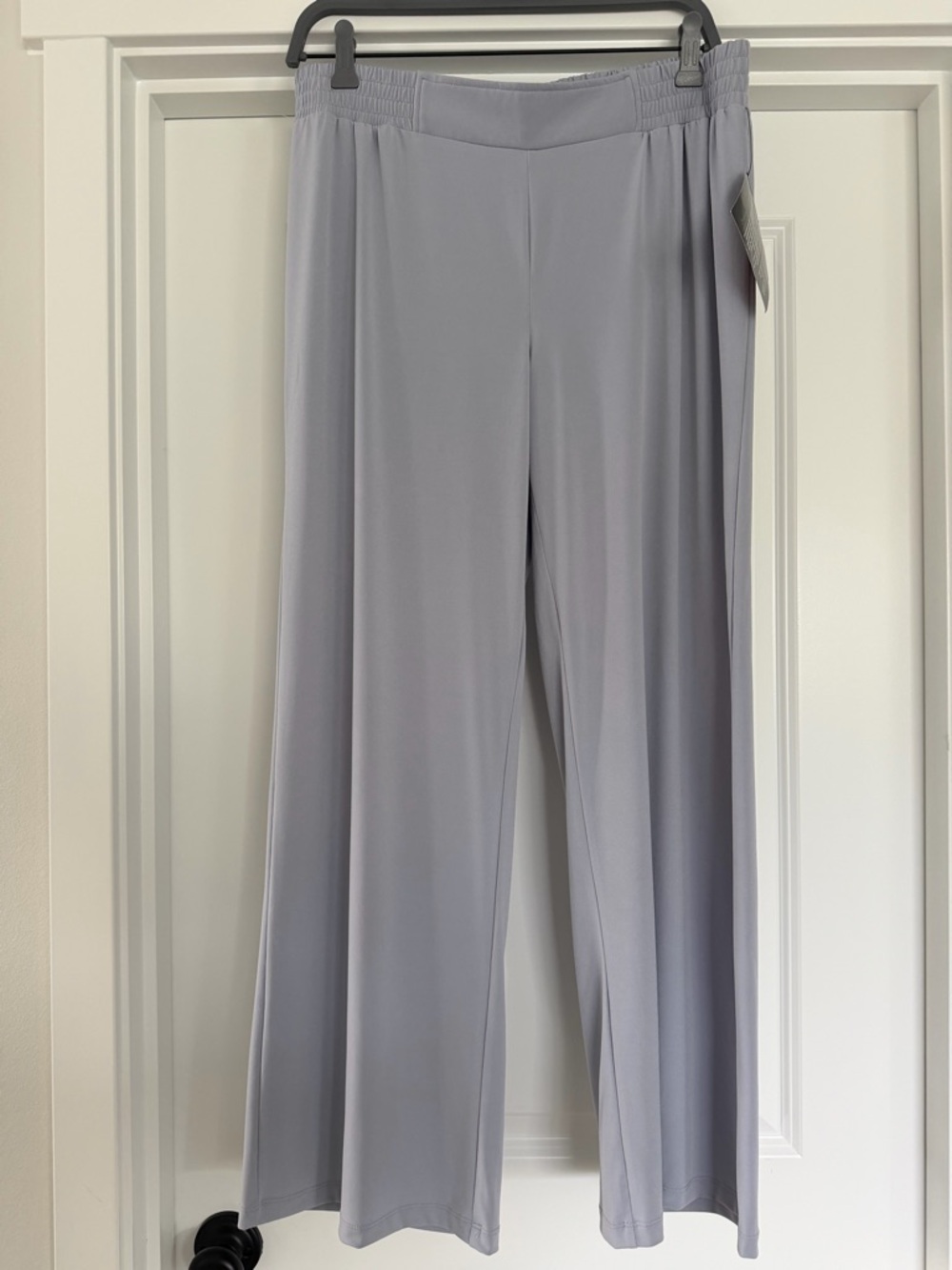 IMAN Soft Gray Wide-Leg Women's Pants